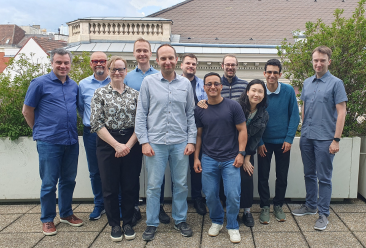 OSTrails hackathon participants in Vienna
