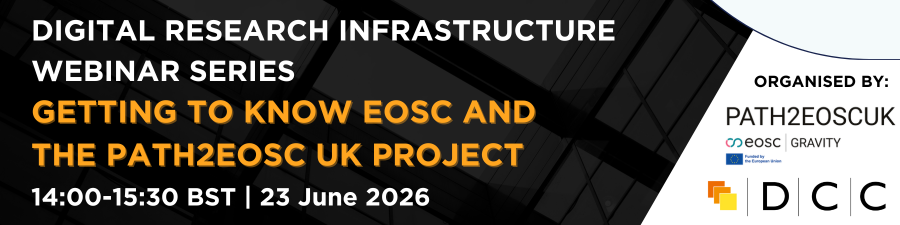 Digital Research Infrastructure  Webinar Series Getting to know EOSC and the PATH2EOSC UK project .png